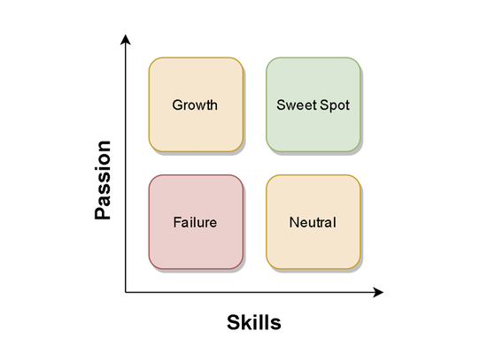 Passion vs skills matrix
